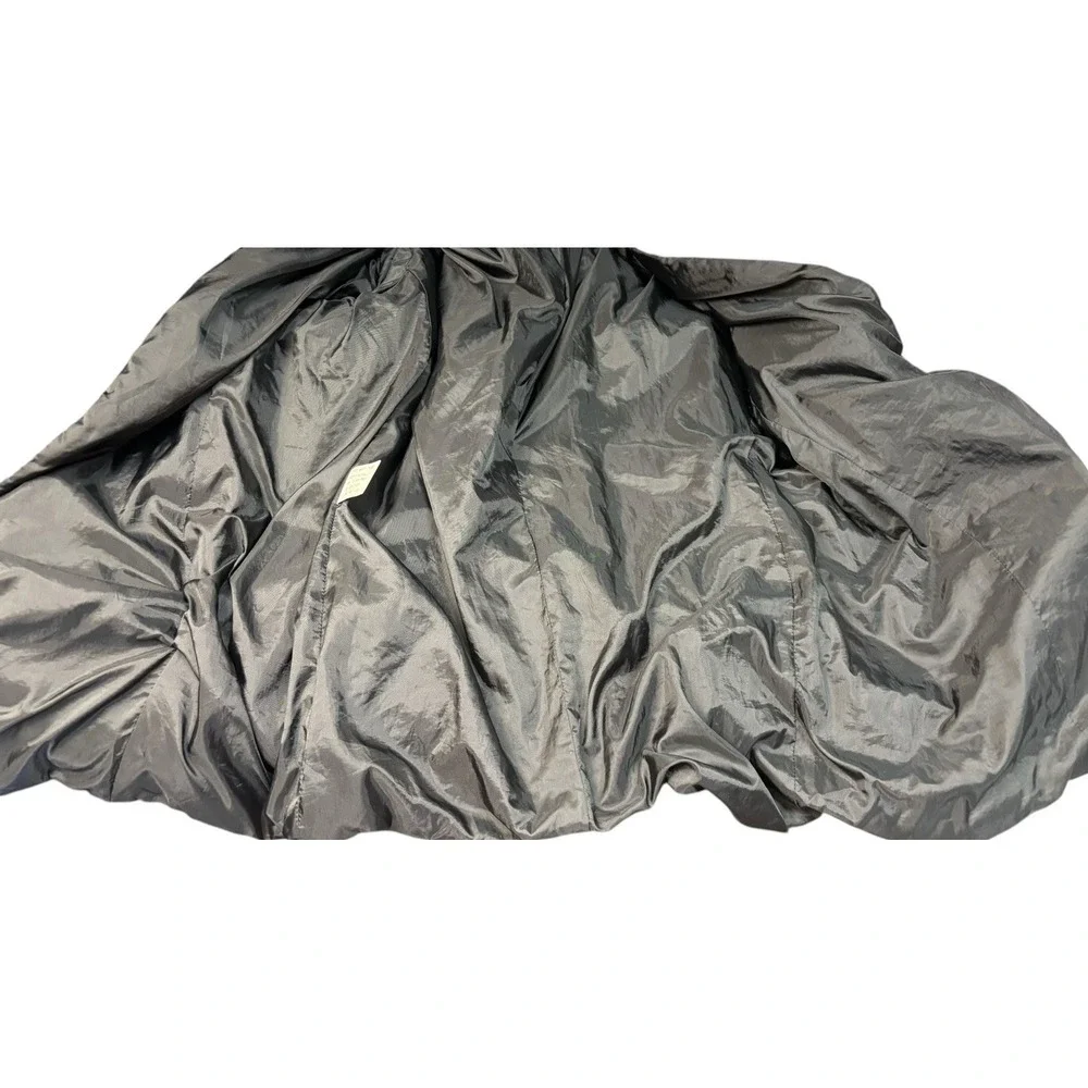 Vintage RZR Leather Wool Houndstooth Blazer Jacket Womens 24W Leather Trim EUC - Picture 5 of 10